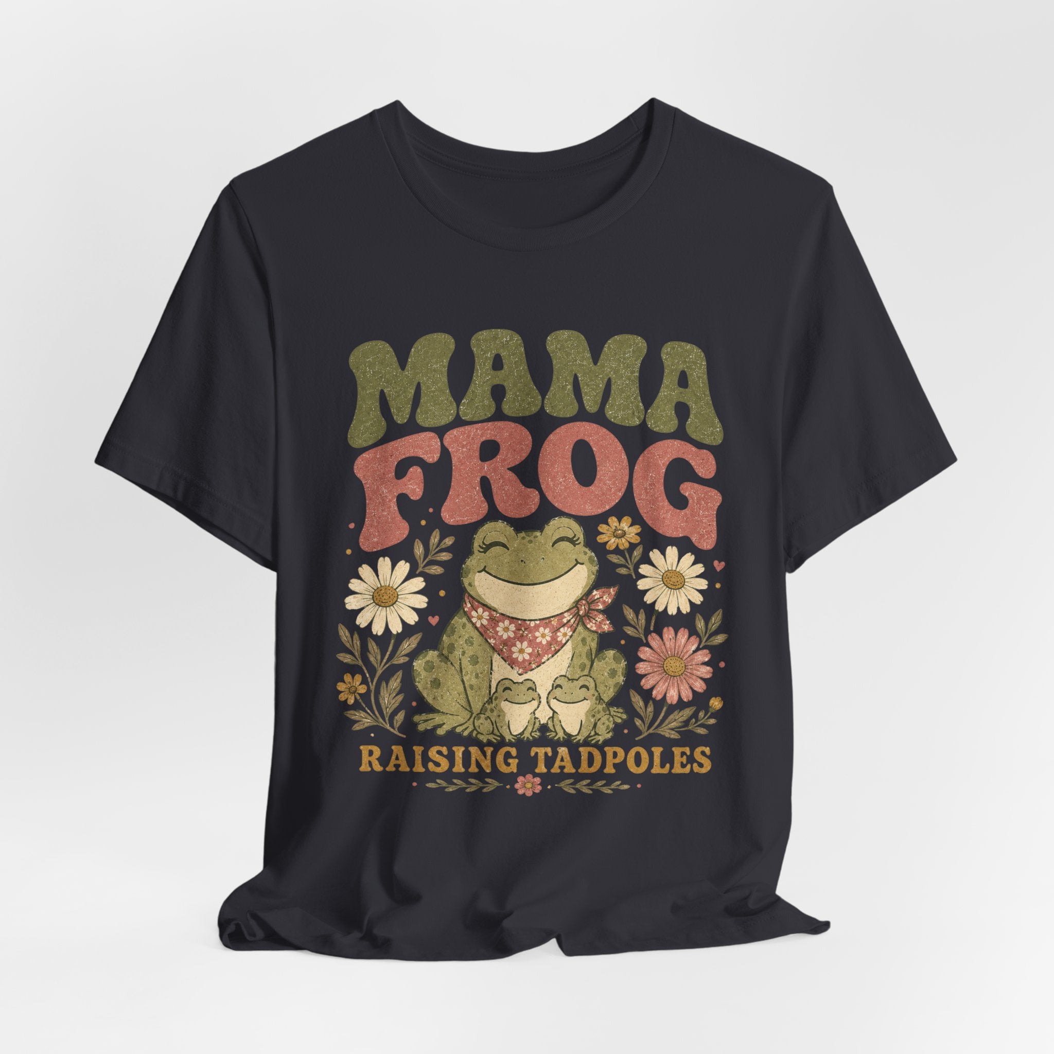 Mama Frog raising Tadpoles T-Shirt