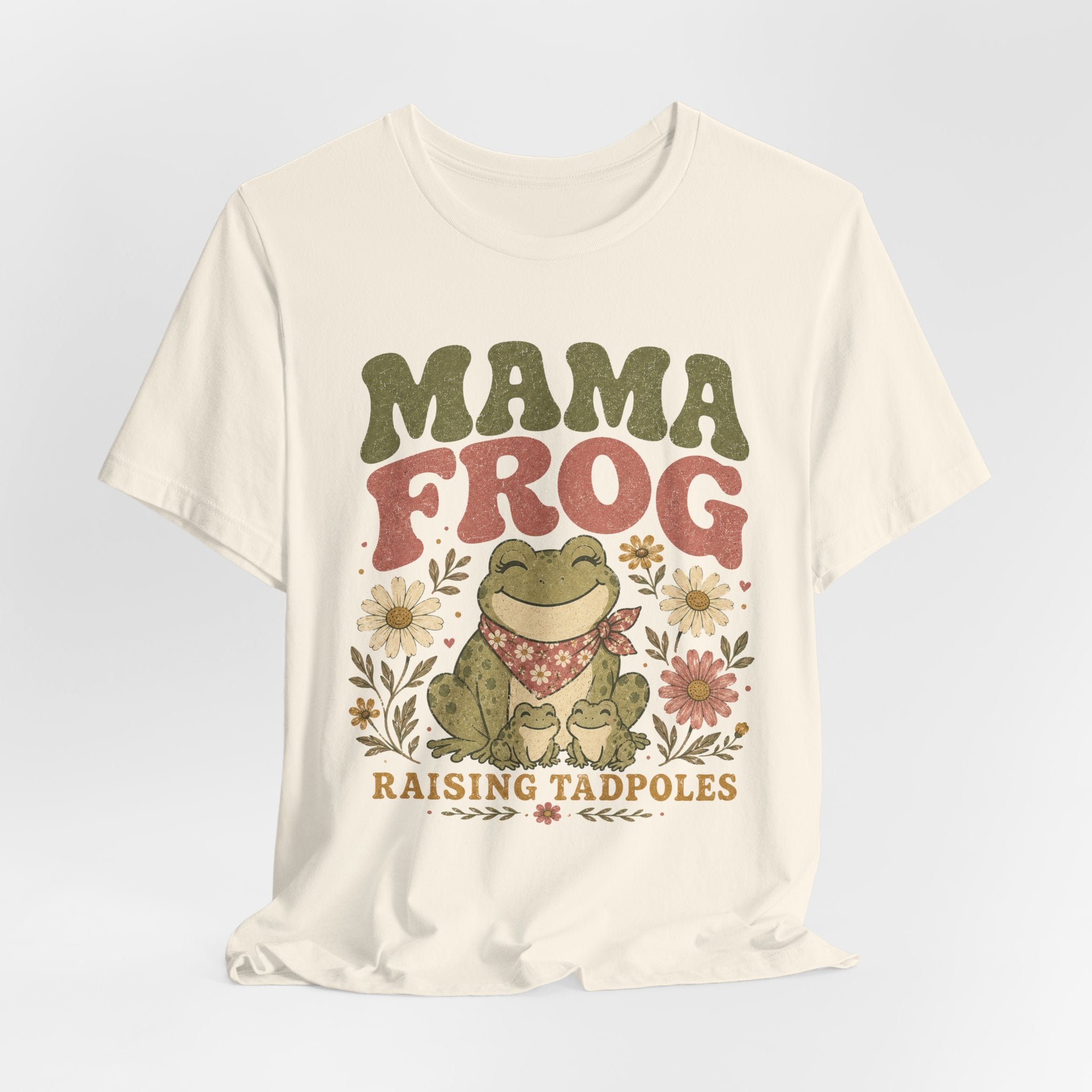 Mama Frog raising Tadpoles T-Shirt