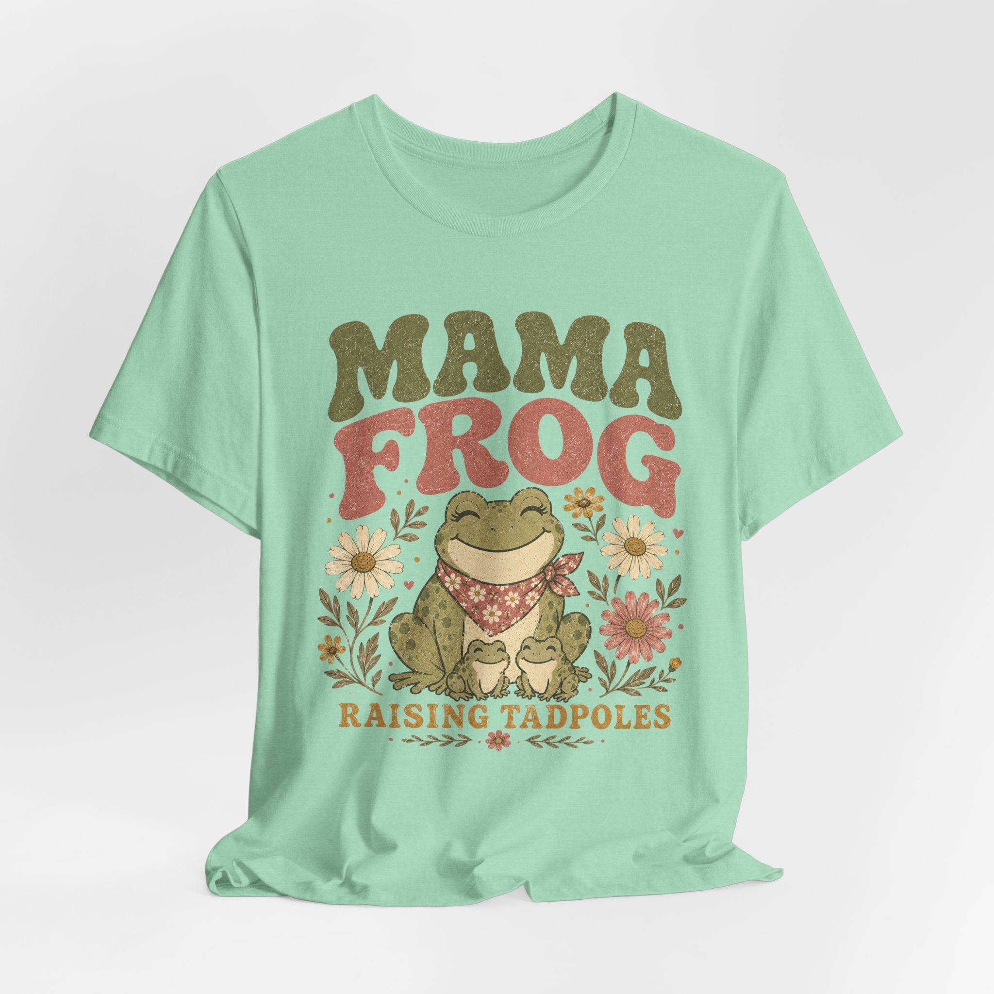 Mama Frog raising Tadpoles T-Shirt