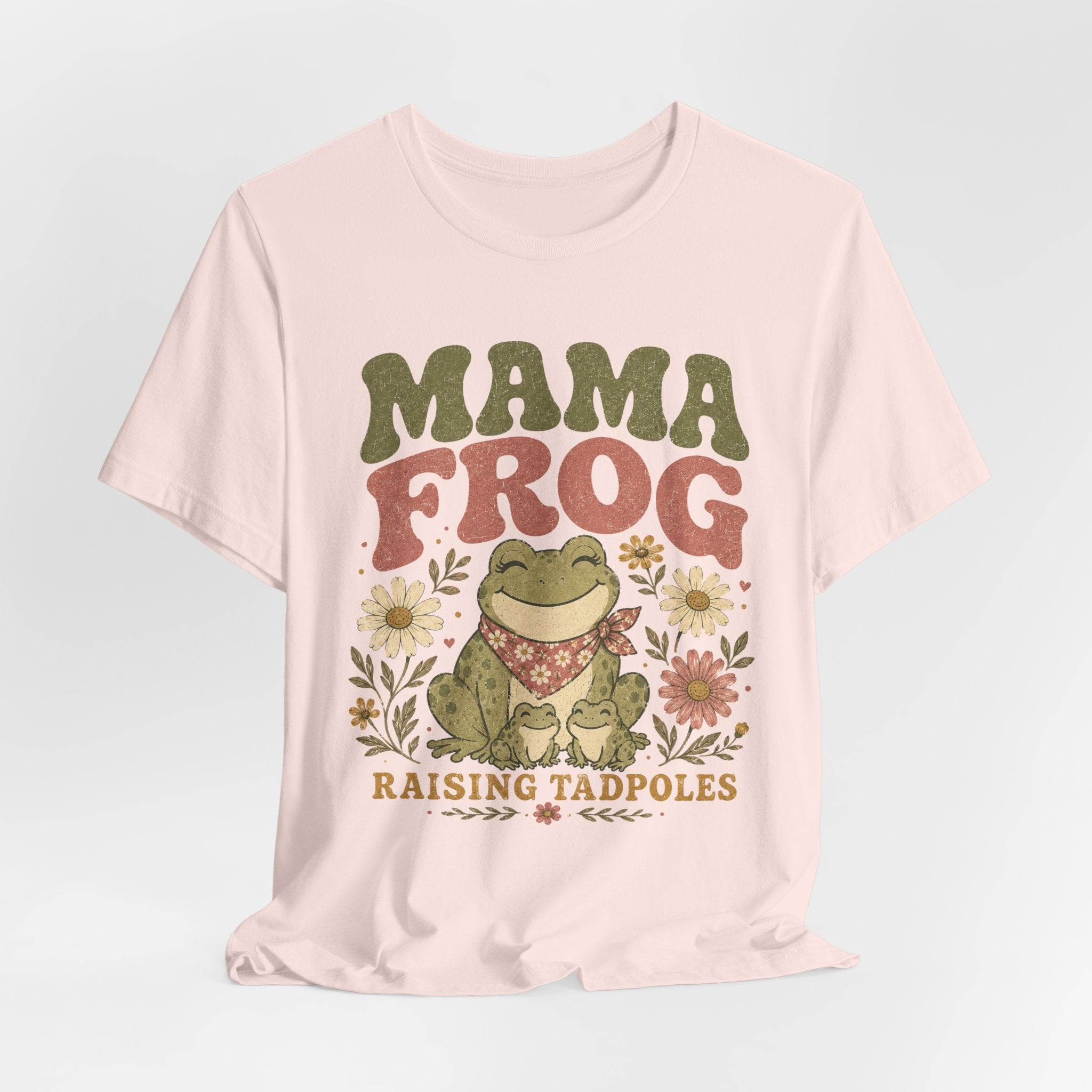 Mama Frog raising Tadpoles T-Shirt