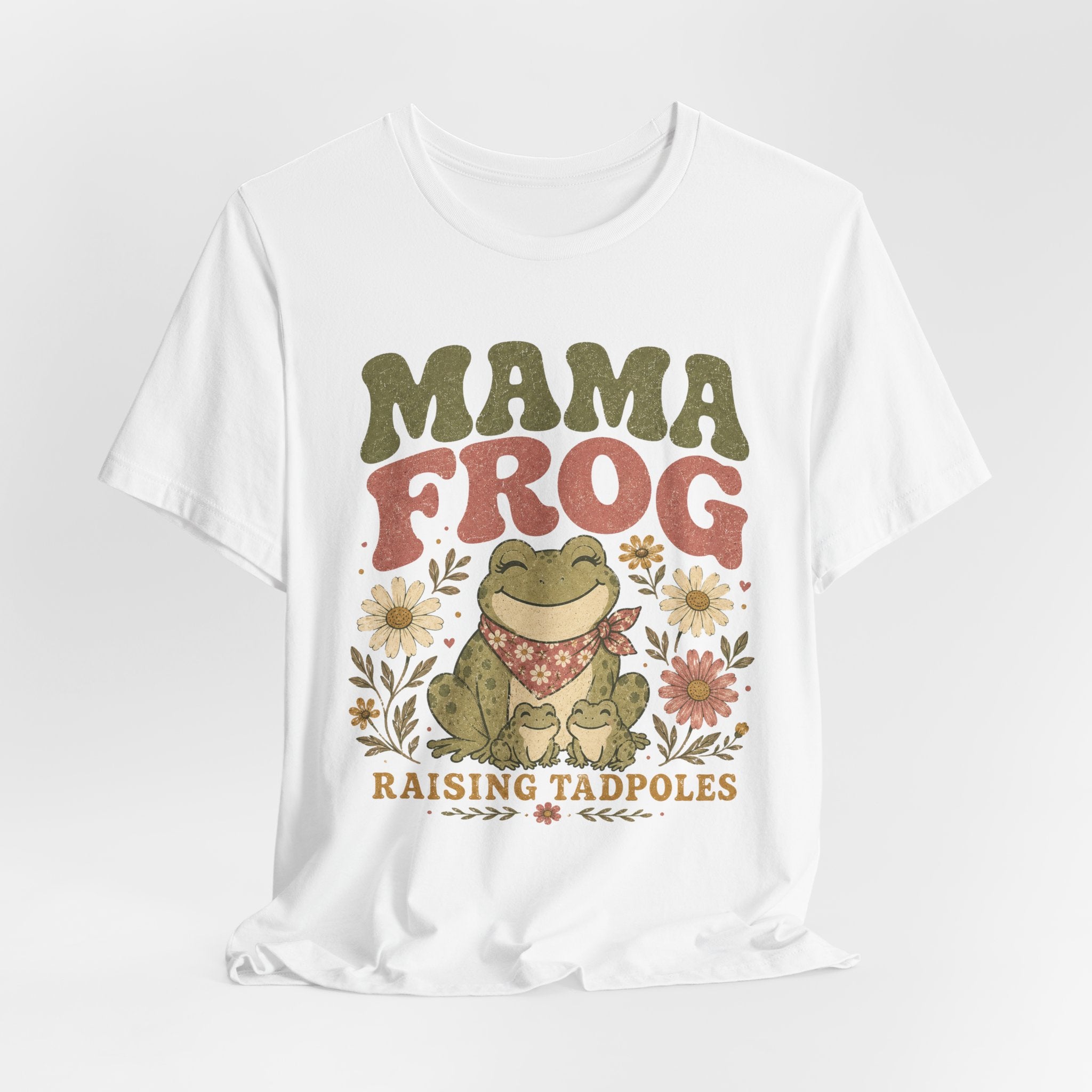 Mama Frog raising Tadpoles T-Shirt