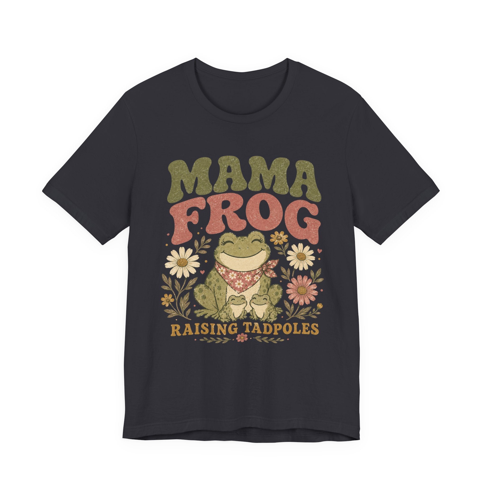 Mama Frog raising Tadpoles T-Shirt
