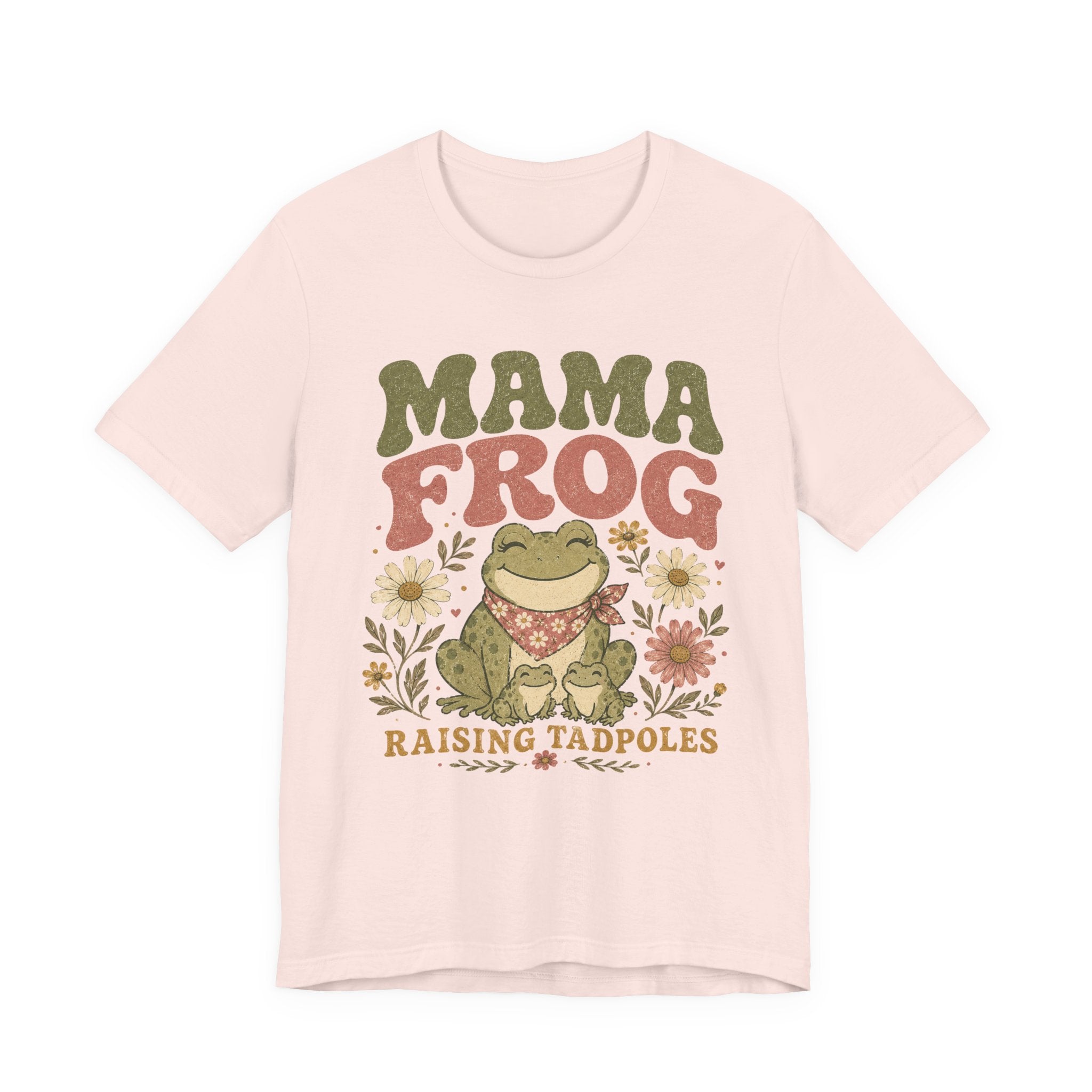 Mama Frog raising Tadpoles T-Shirt