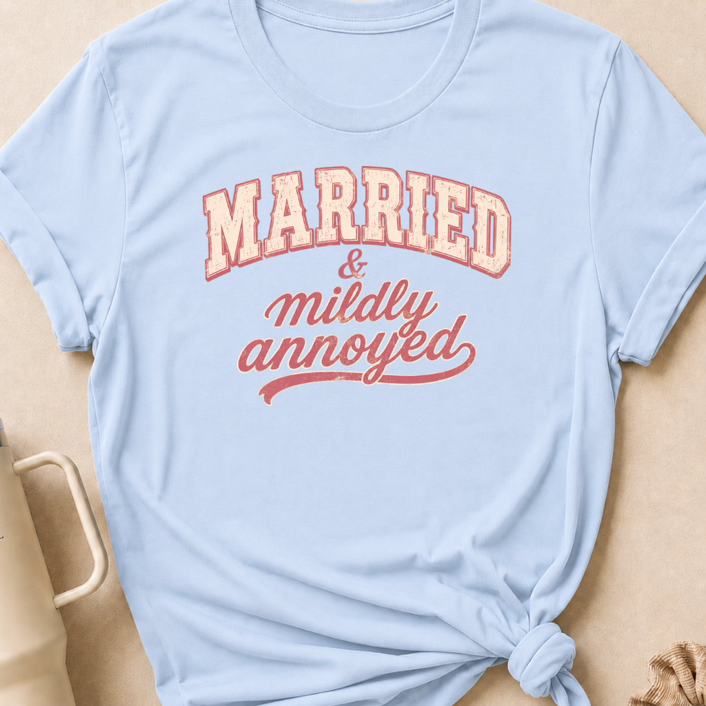 Married and Mildly Annoyed T-Shirt