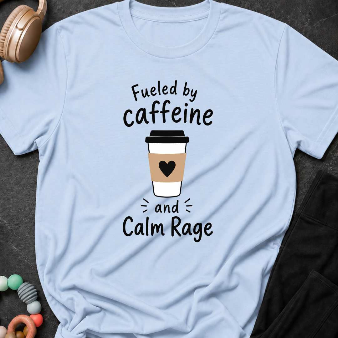 Fueled By Caffeine and Calm Rage T-Shirt