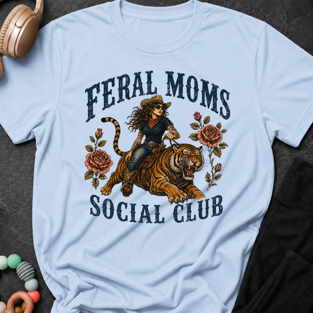 Feral Moms Social Club T-Shirt