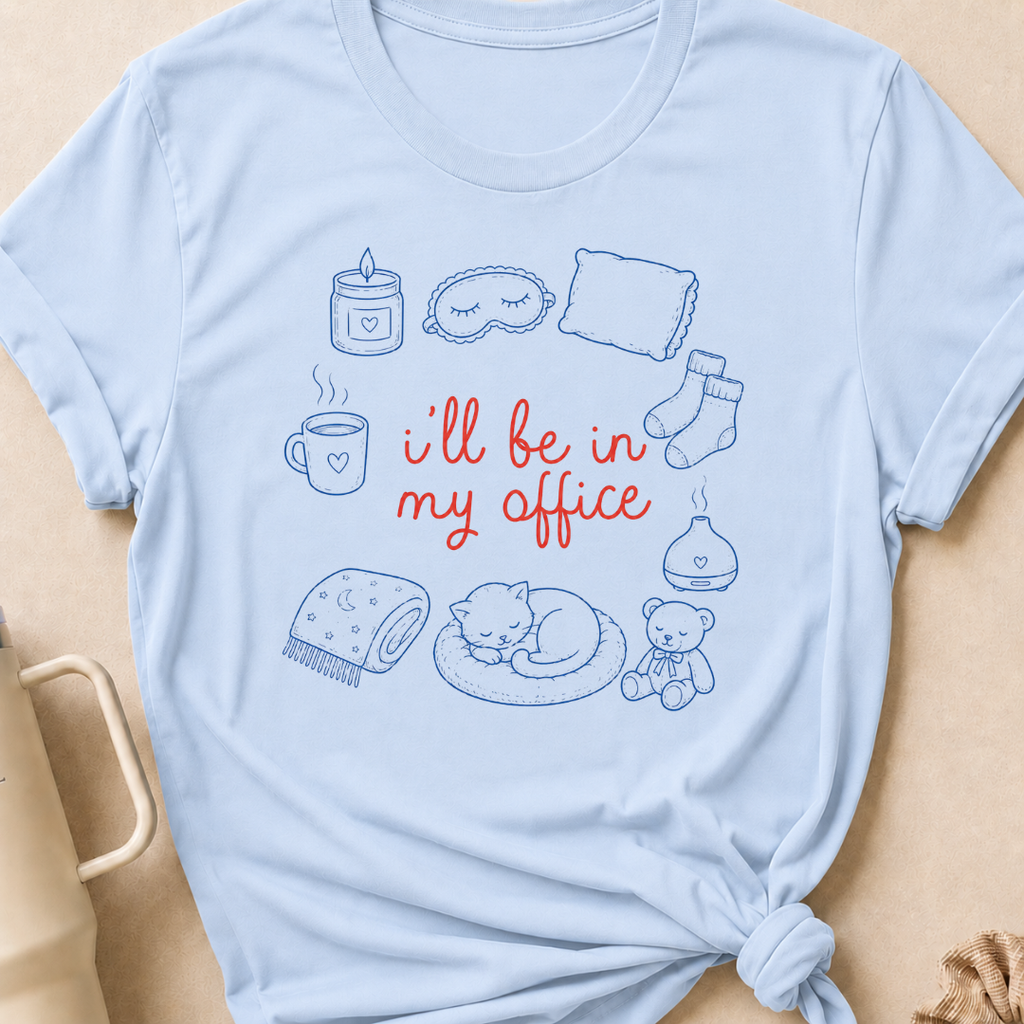 I'll be in my Office Nap Theme T-Shirt
