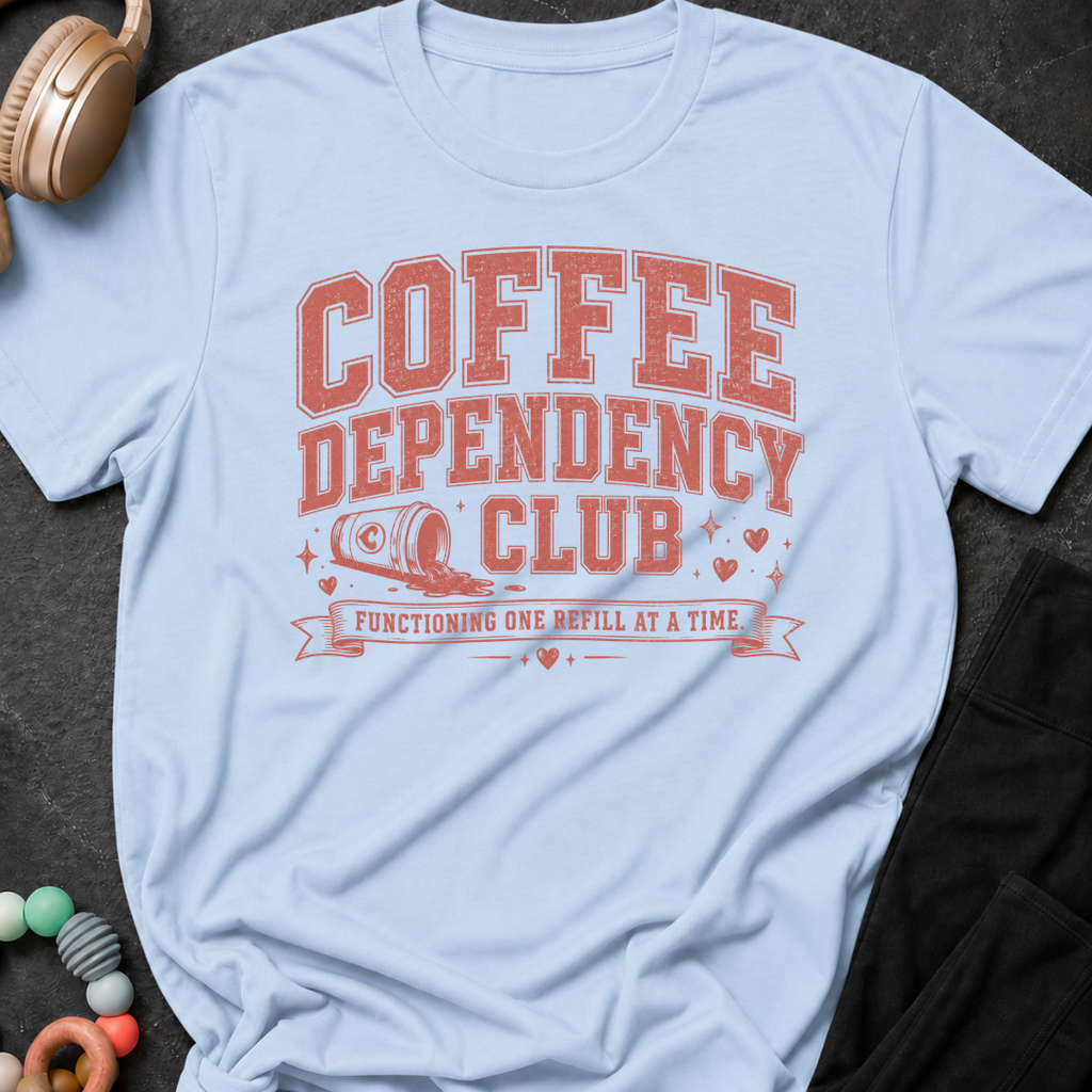 Coffee Dependency Club T-Shirt