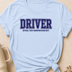 Driver Official Teen Transportation T-Shirt