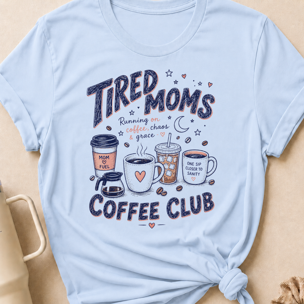 Tired Moms Coffee Club T-Shirt