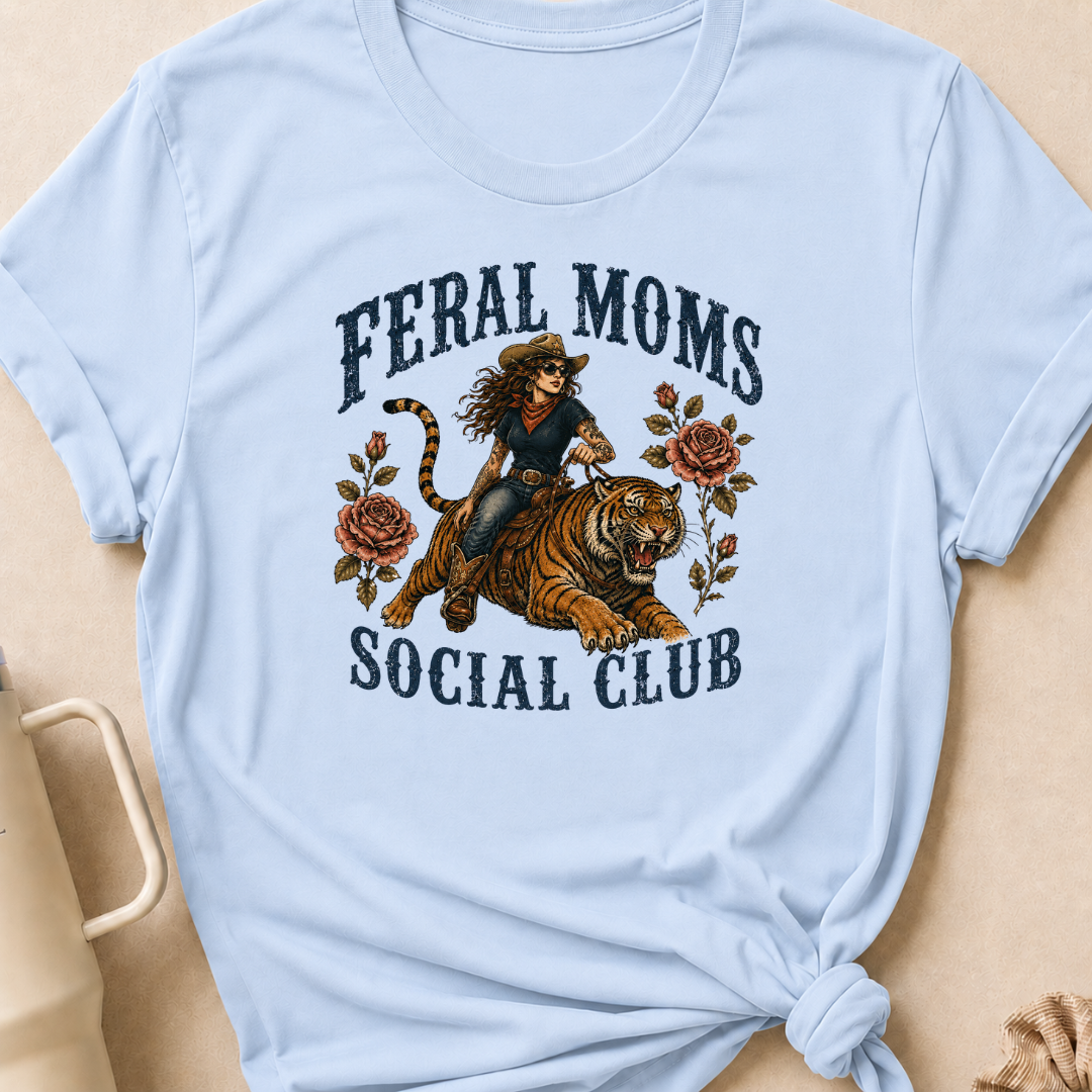 Feral Moms Social Club T-Shirt