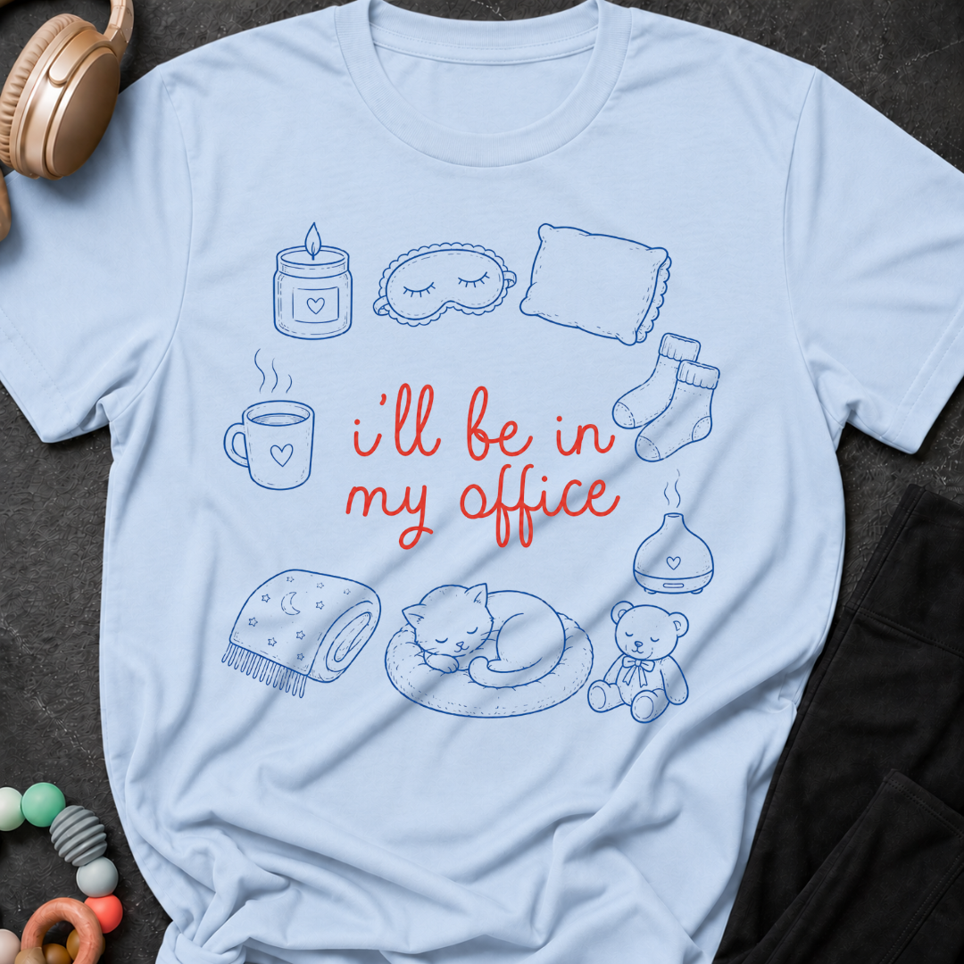 I'll be in my Office Nap Theme T-Shirt