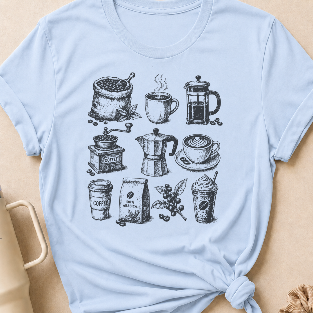 Vintage Coffee T-Shirt 1