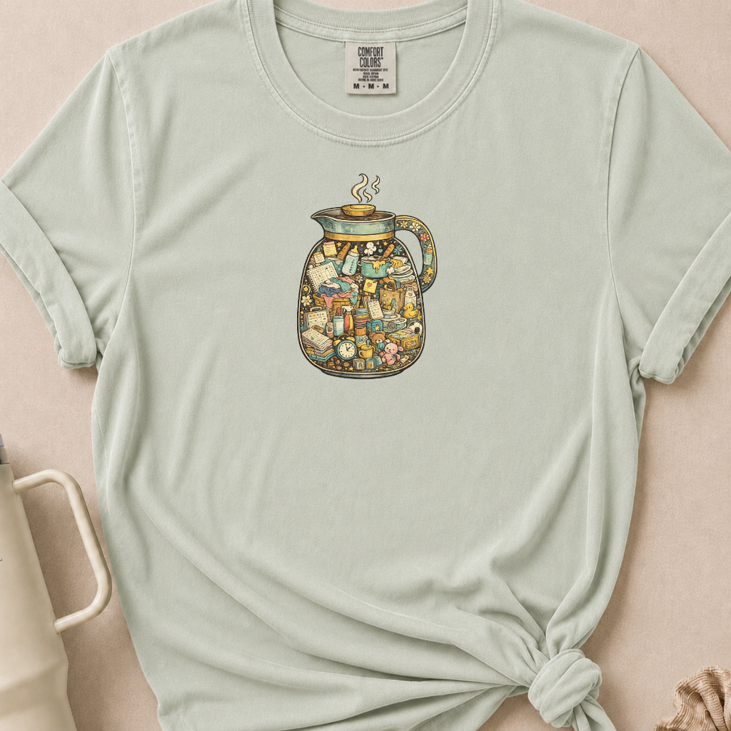 Coffee Pot Collage T-shirt 1