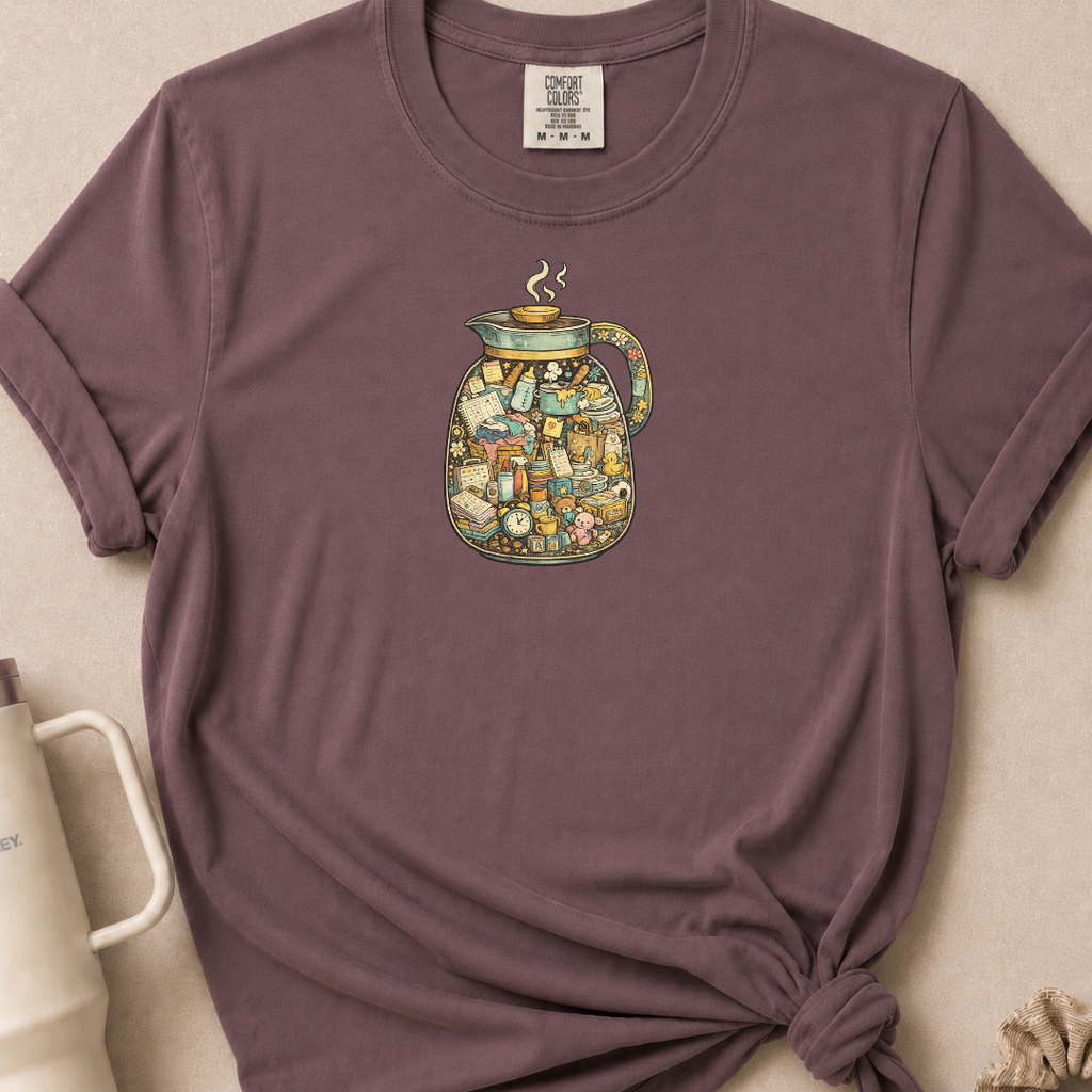 Coffee Pot Collage T-shirt 1
