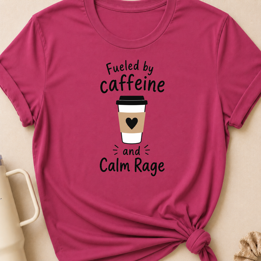 Fueled By Caffeine and Calm Rage T-Shirt