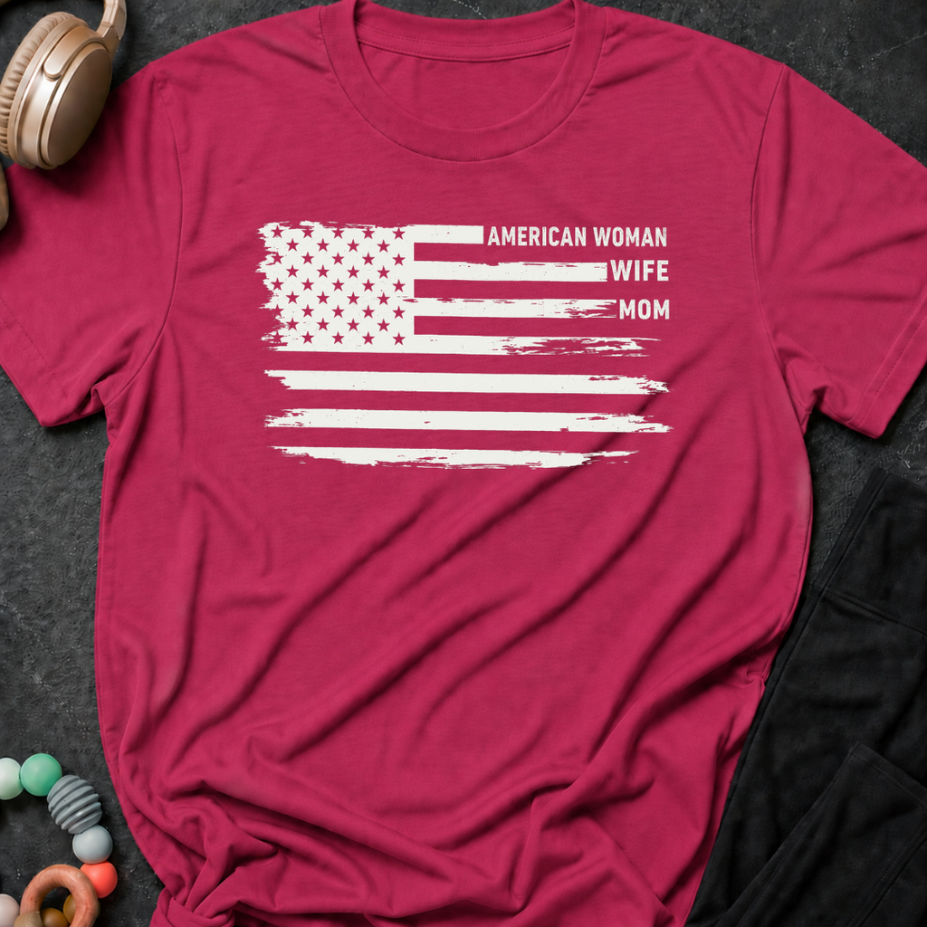 American Woman Wife Mom T-Shirt