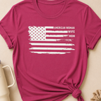 American Woman Wife Mom T-Shirt