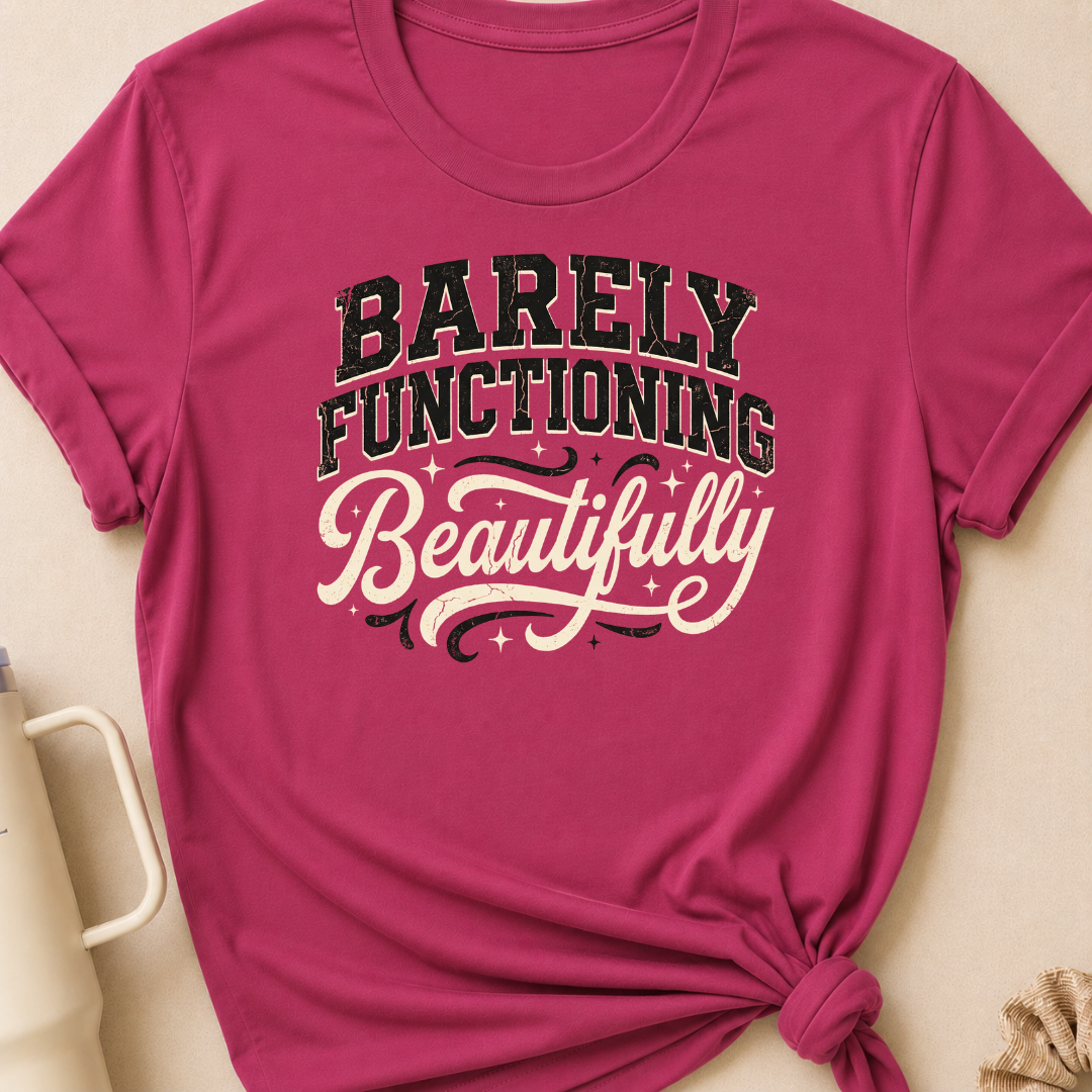 Barely Functioning Beautifully T-Shirt
