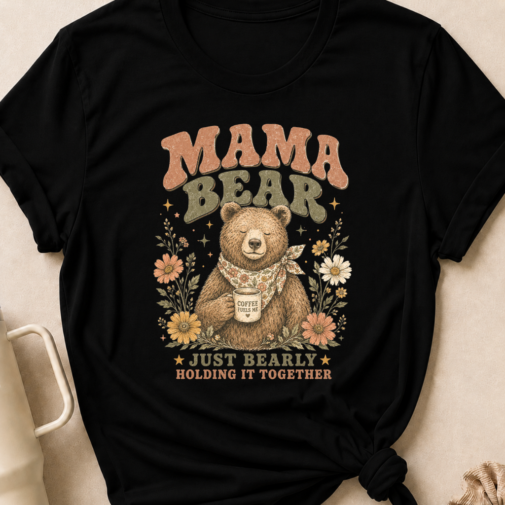 Mama Bear Just Bearly Holding it Together T-Shirt