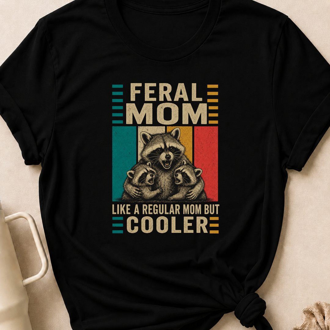 Feral Mom Like a Regular Mom but Cooler T-Shirt