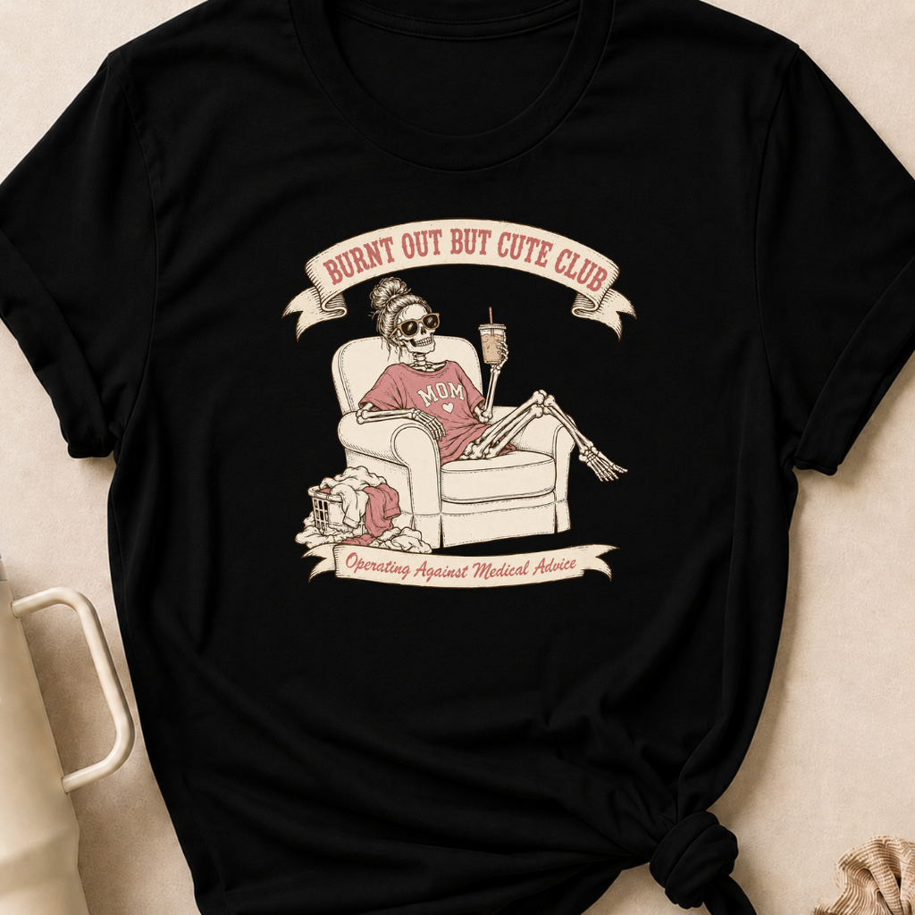 Burnt Out But Cute Club T-Shirt