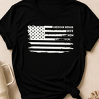 American Woman Wife Mom T-Shirt