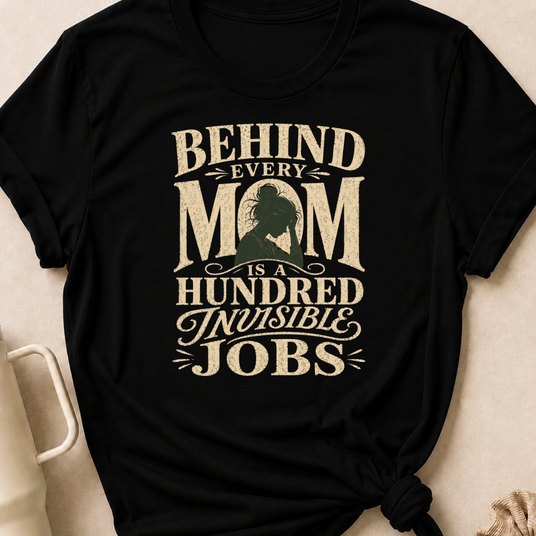 Behind Every Mom T-Shirt