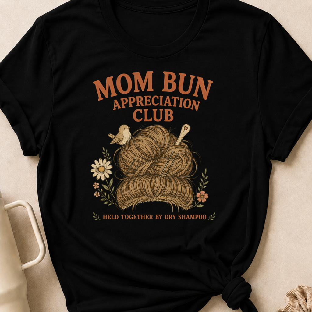 Mom Bun Appreciation Club T-Shirt