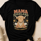 Mama Highland Udderly Exhausted T-Shirt