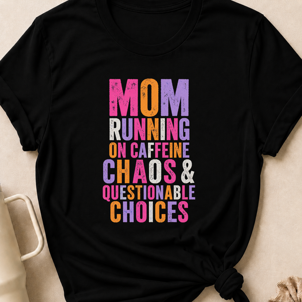 Mom running on caffeine T-Shirt