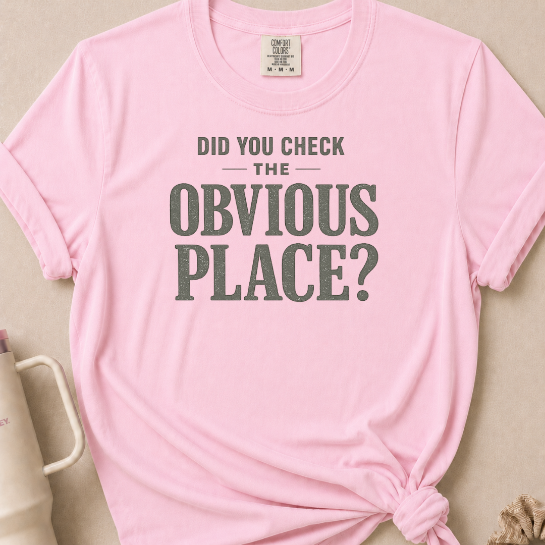 Did You Check T-shirt 1