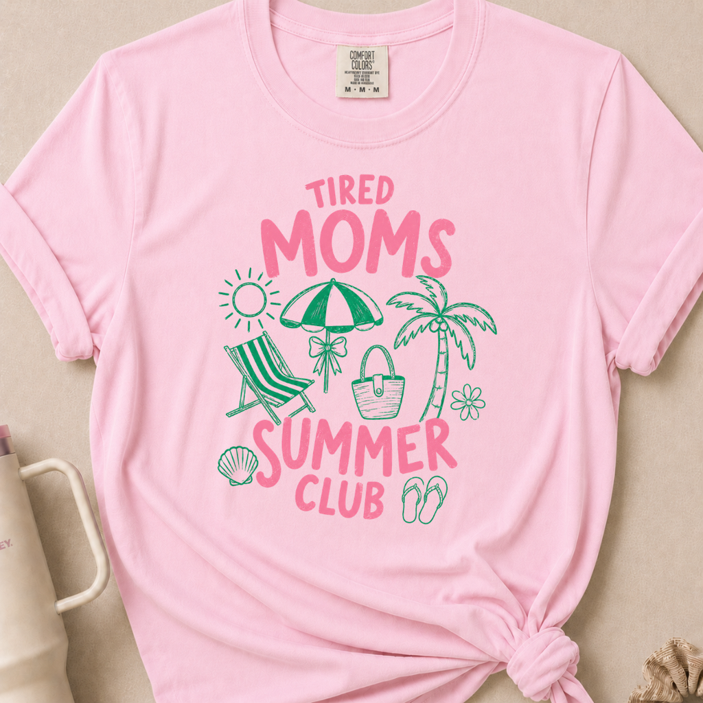 Tired Moms Summer Club T-shirt
