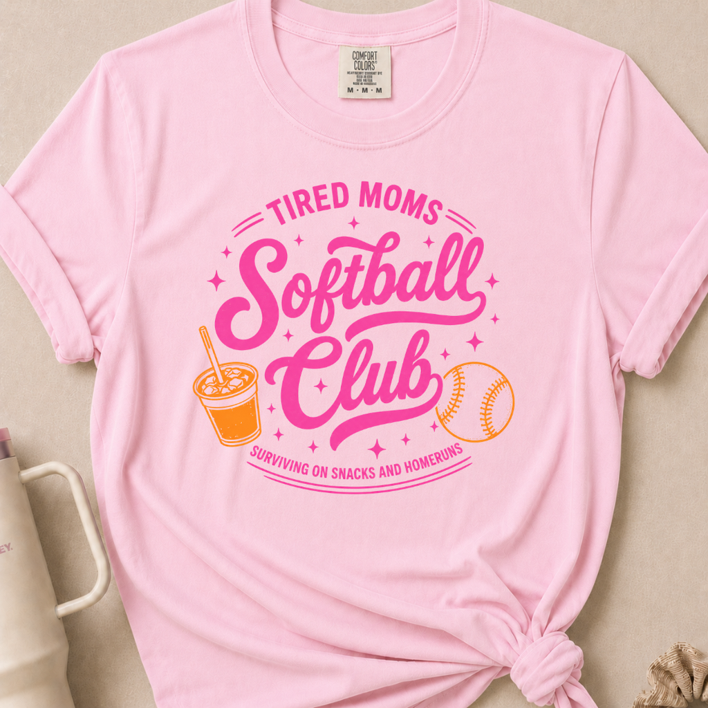 Tired Moms Softball Club T-shirt 1