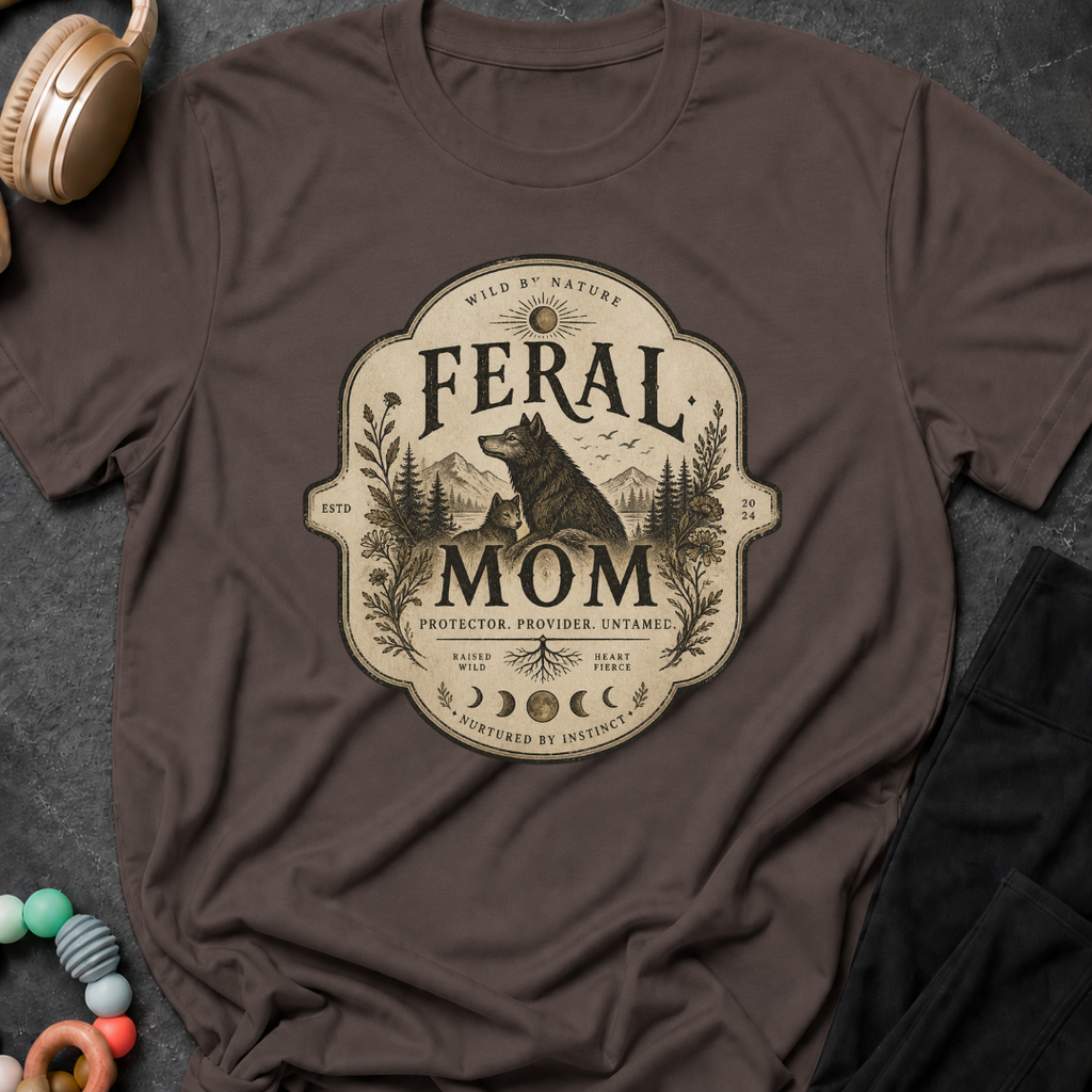 Feral Mom Protector Provider Untamed T-Shirt