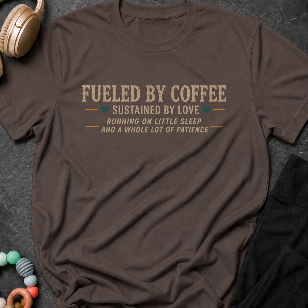 Fueled by Coffee Sustained by Love T-Shirt