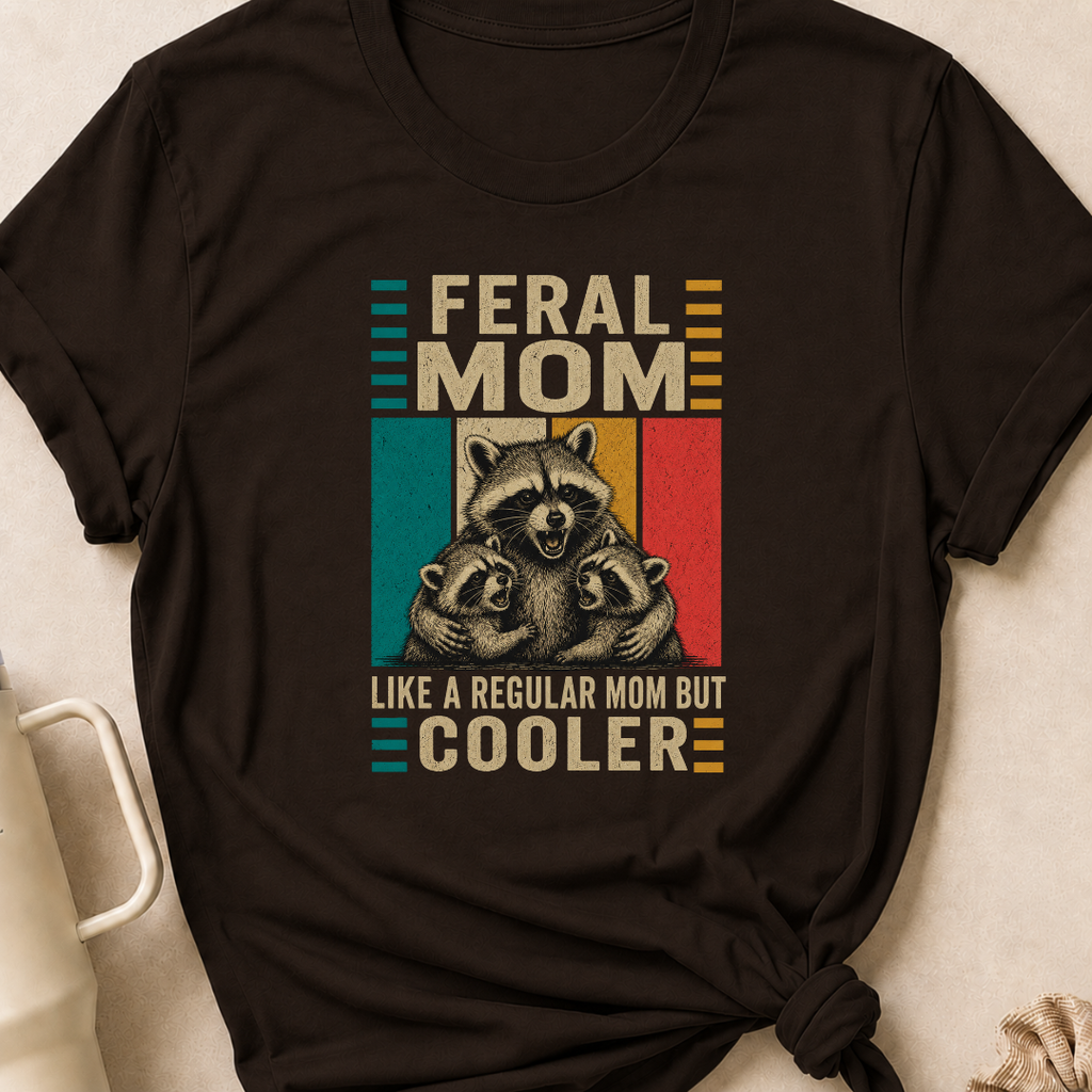 Feral Mom Like a Regular Mom but Cooler T-Shirt