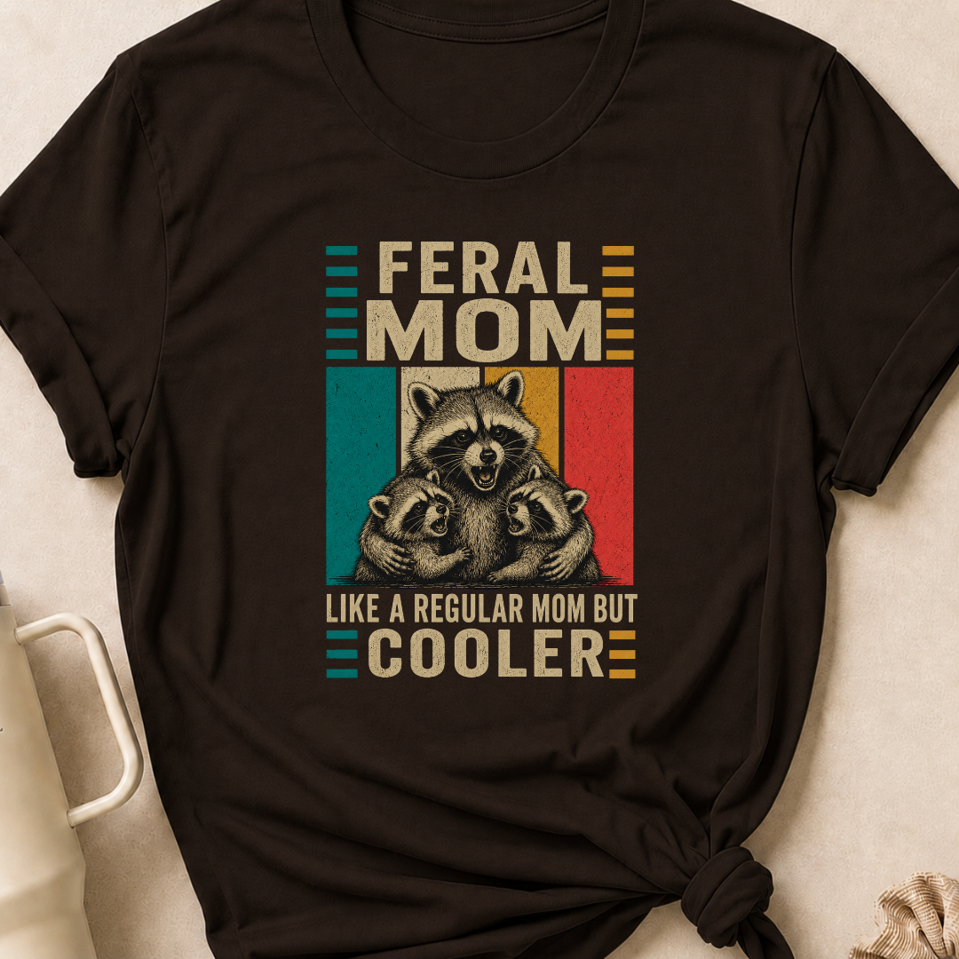 Feral Mom Like a Regular Mom but Cooler T-Shirt