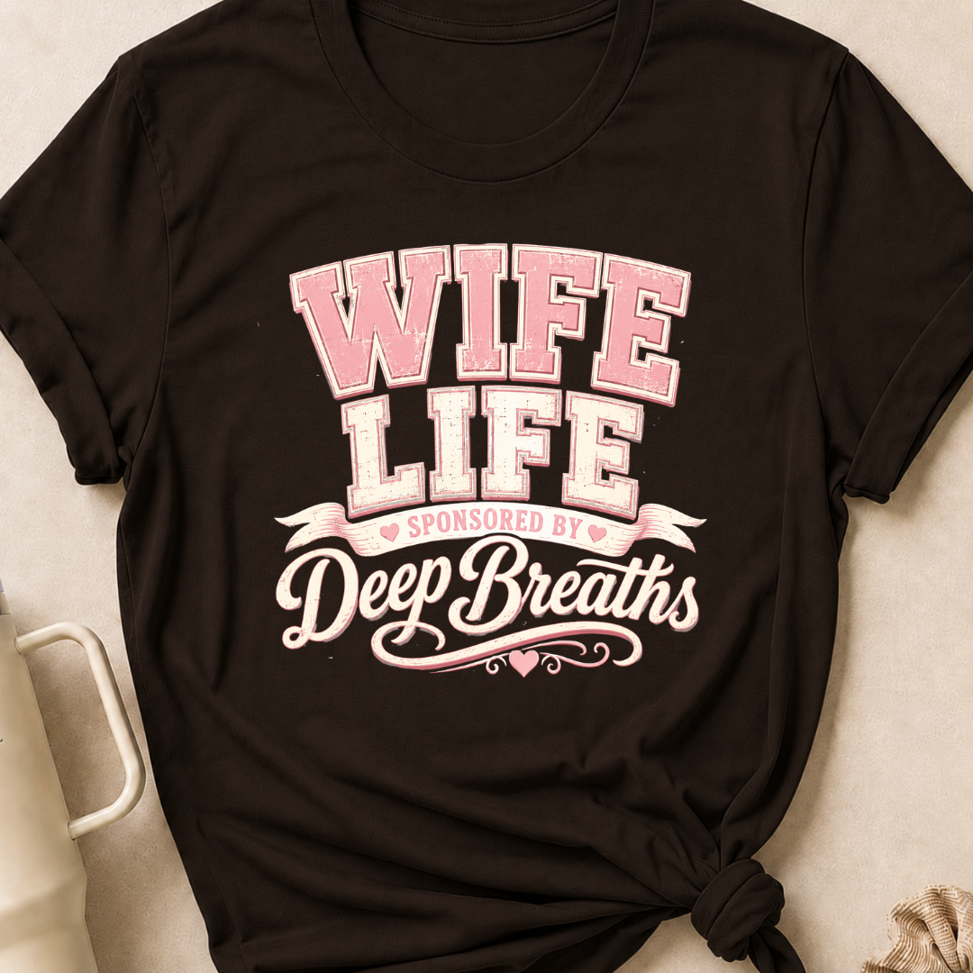 Wife Life Sponsored By Deep Breathes T-Shirt