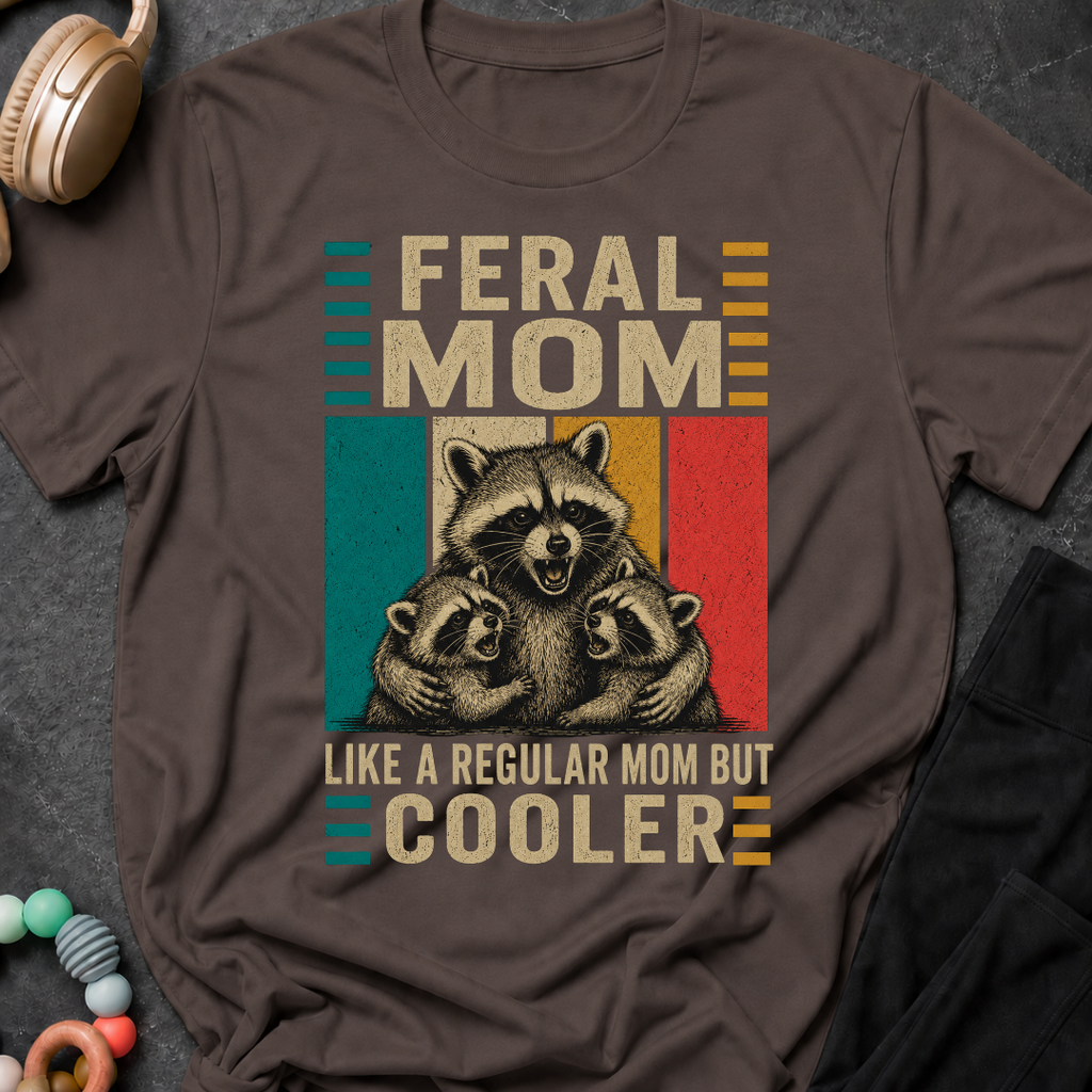 Feral Mom Like a Regular Mom but Cooler T-Shirt