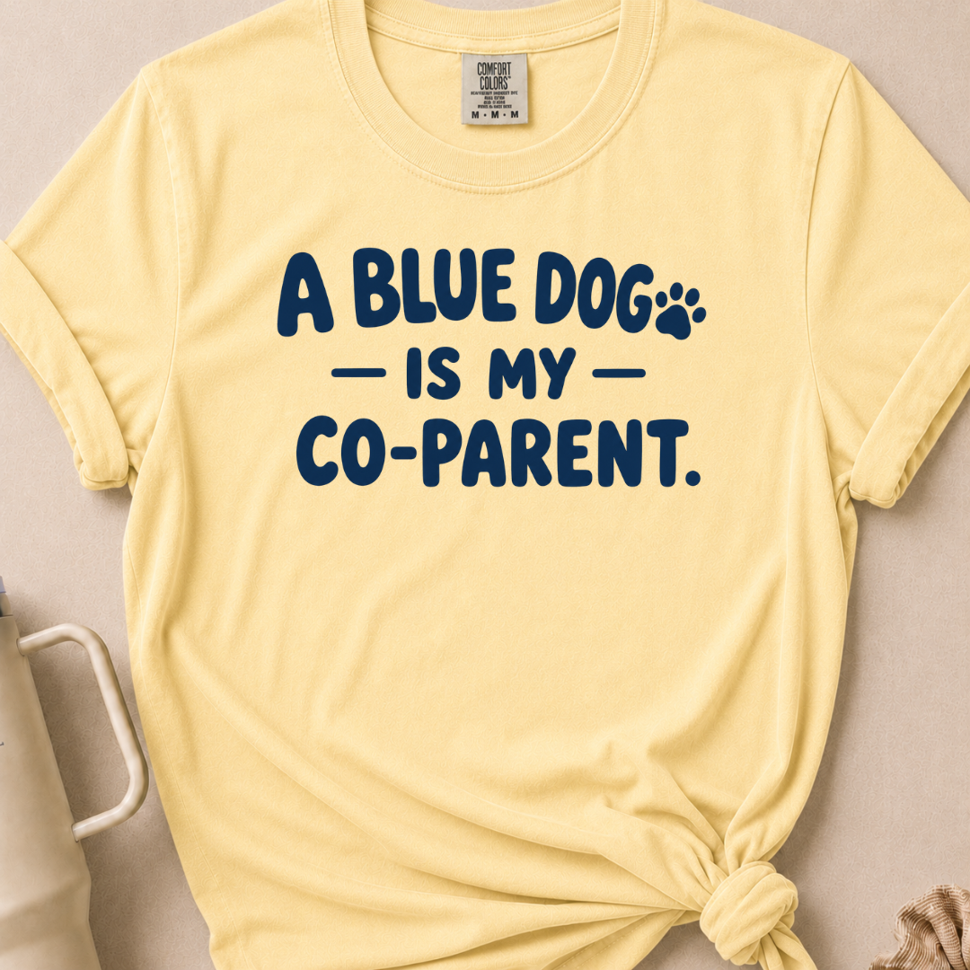 Blue Dog Co-Parent T-shirt