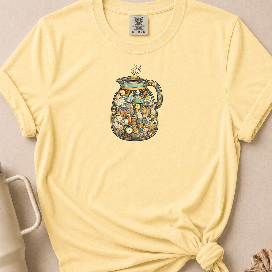 Coffee Pot Collage T-shirt 1