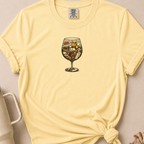 Wine Glass Collage T-shirt 1