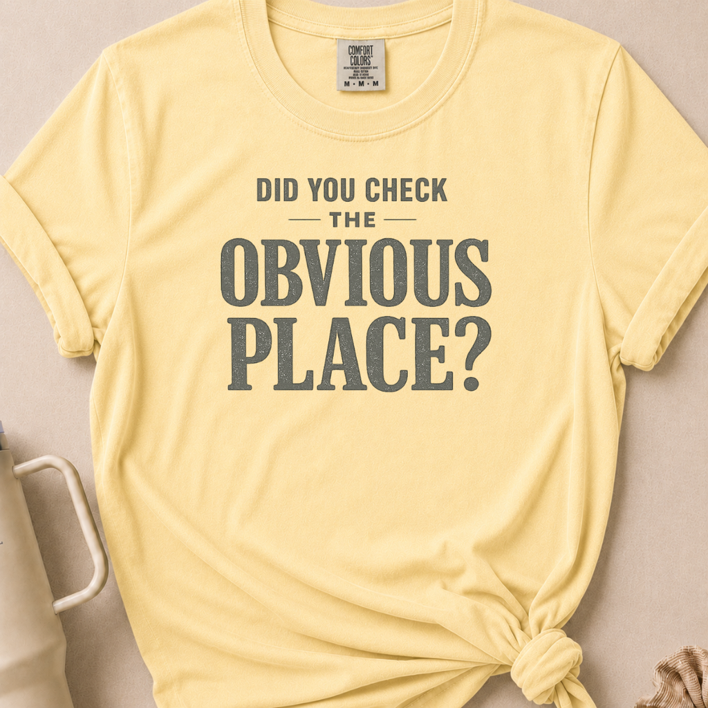 Did You Check T-shirt 1