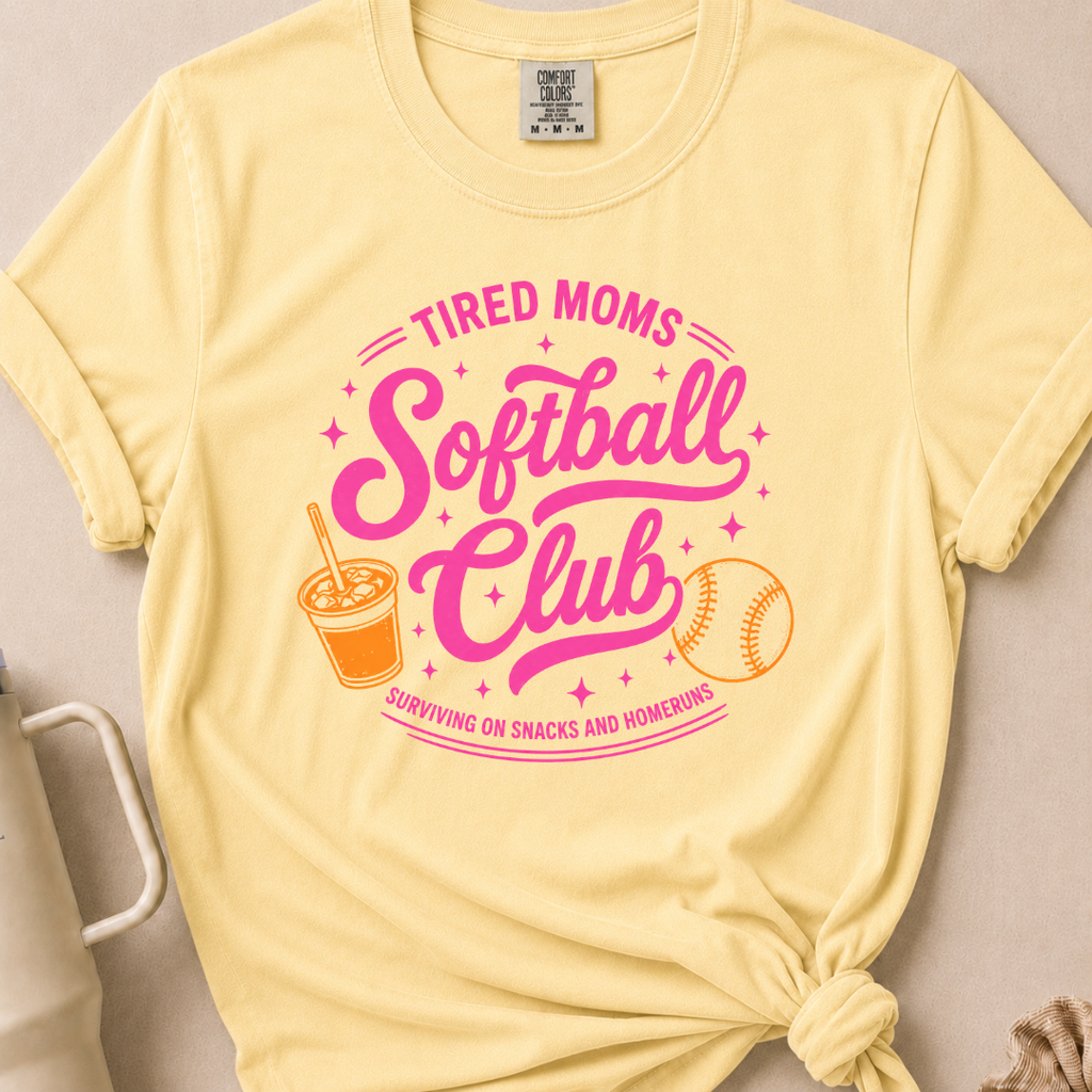 Tired Moms Softball Club T-shirt 1