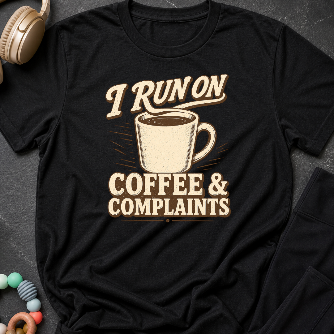 I Run on Coffee and Complaints T-Shirt