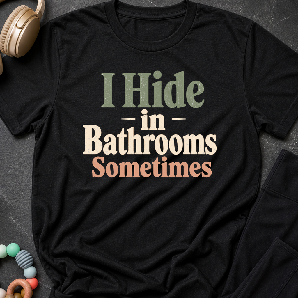 I Hide in the Bathrooms Sometimes T-Shirt