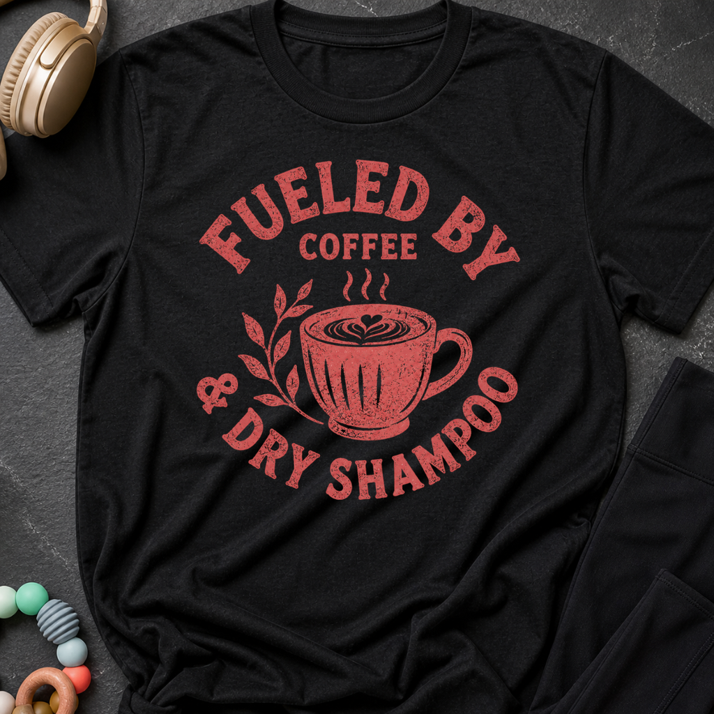 Fueled By Coffee and Dry Shampoo T-Shirt