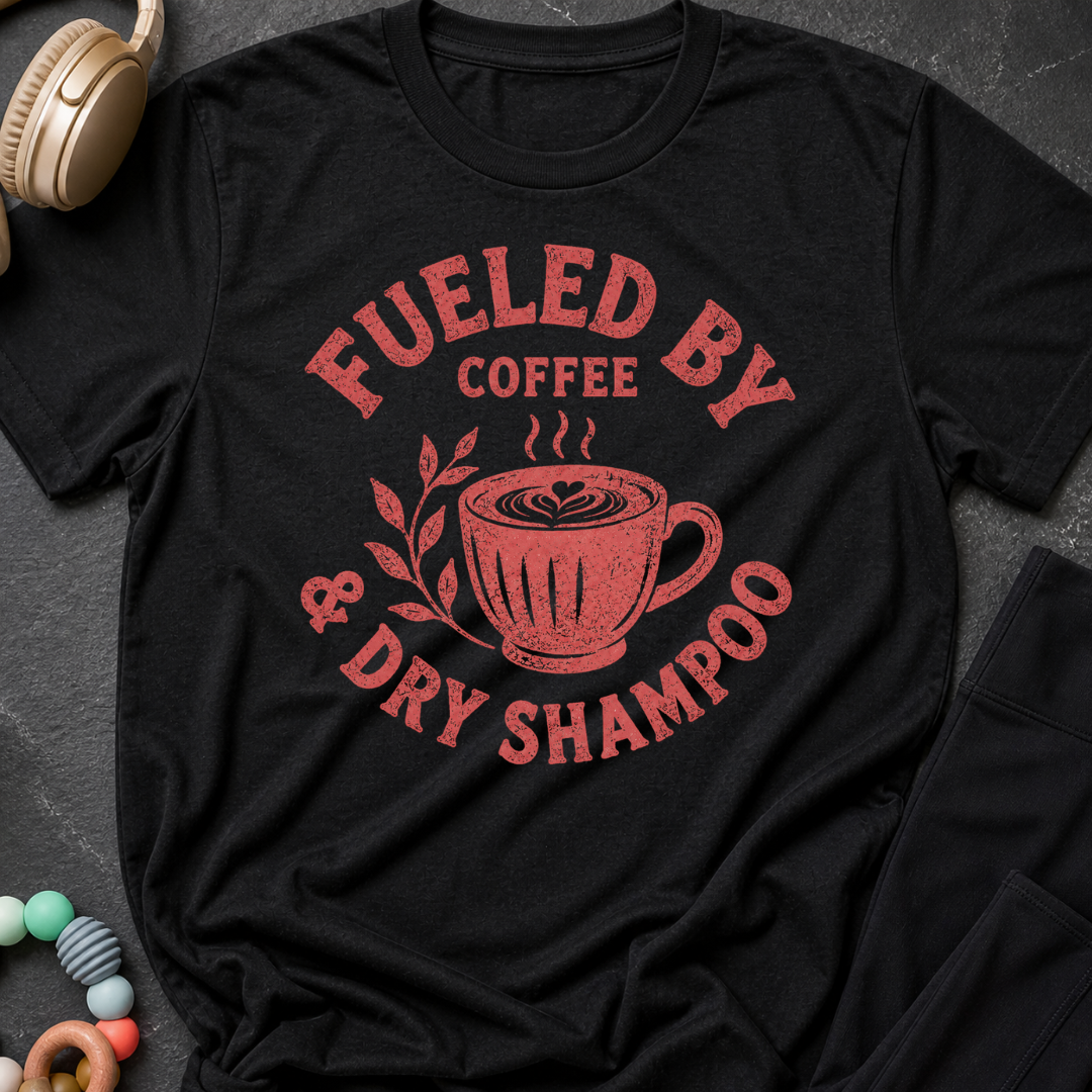 Fueled By Coffee and Dry Shampoo T-Shirt