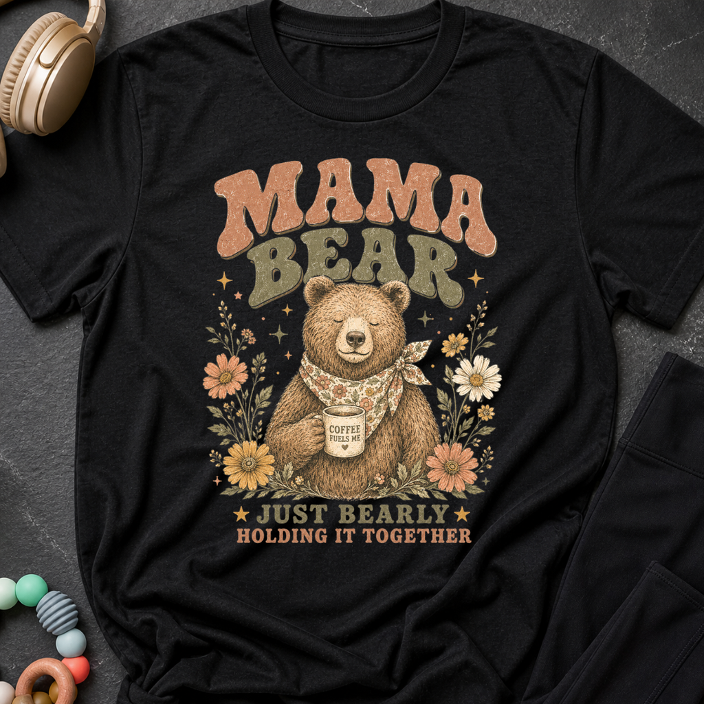 Mama Bear Just Bearly Holding it Together T-Shirt
